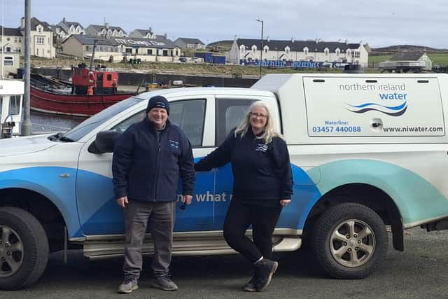 Working alongside the current process operator, Noel McCurdy, Sarah will play a vital role in enhancing the community’s resilience to ensure the continued reliability of the island’s water supply. CREDIT NI WATER