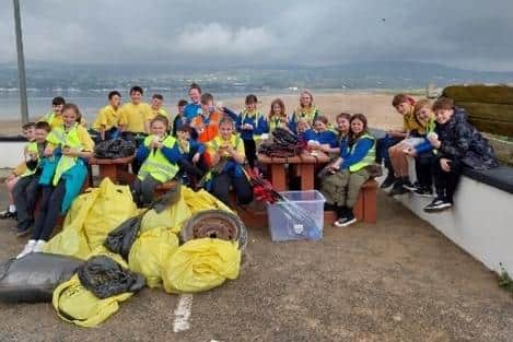 Hezlett Primary School pupils during the project