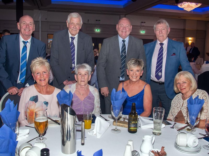 Guests who enjoyed the Glenavon Triangle Supporters Club 75th anniversary dinner on Saturday. LM22-229.