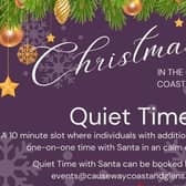 Causeway Coast & Glens Borough Council Events Team have limited spaces available in their ‘Quiet Time’ Christmas sessions for children with additional needs, helping to ensure that everyone can be part of the magic. CREDIT CCGBC