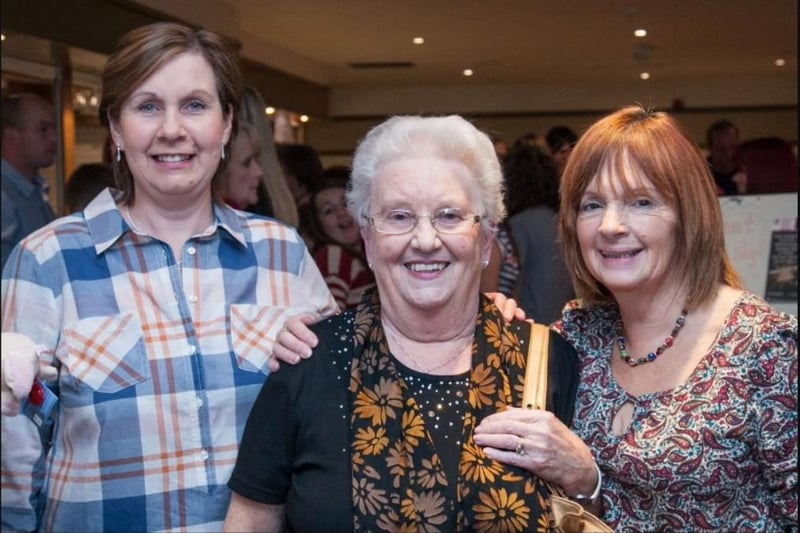 Patricia Mooney, Connie McNiece and Diana Harrington at the 2012 event in aid of the NI Hospice.