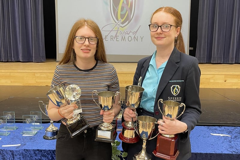Aimee and Olivia Eastwood - Top achieving Students at A Level and GCSE.