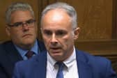 North Down Independent unionist MP Alex Easton delivers his maiden speech in the House of Commons on Monday