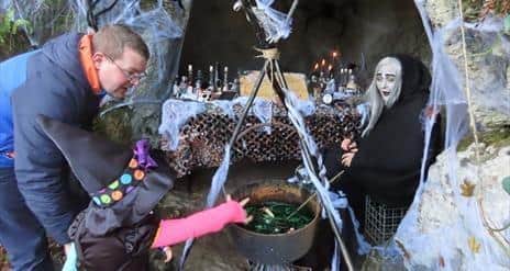 The woodland above the iconic Marble Arch Caves will be transformed into a spooky world of Halloween surprises.