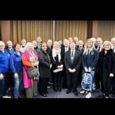 Lisburn and District Masonic Charity Fund recently presented cheques to representatives of local charities.