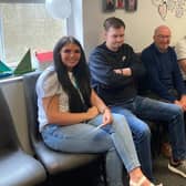 Some of those who enjoyed the Coffee Morning at the Base in Ballycastle in aid of Macmillan Cancer Support. Credit: Northern Health and Social Care Trust
