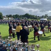 The prestigious All-Ireland Pipe Band Championships took place in the grounds of Ballymena Academy on Saturday, July 1.  Photo: Stephen Davison/Pacemaker Press