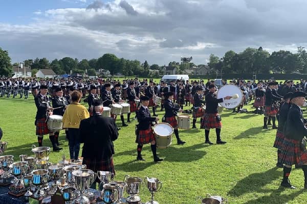 The prestigious All-Ireland Pipe Band Championships took place in the grounds of Ballymena Academy on Saturday, July 1.  Photo: Stephen Davison/Pacemaker Press