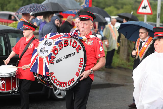 Taking part in the Independent LOL Twelfth of July celebrations in Rasharkin.