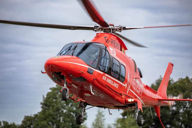 Air Ambulance NI celebrates ninth anniversary. Pic credit: Damien McAnespie