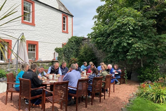 Group of NI farmers visiting Kilnford Farm Shop in Scotland