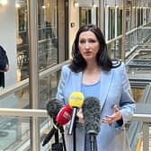 Stormont's deputy First Minister Emma Little-Pengelly has hit out at the health minister as the row between the UUP and the other Executive parties continues. Photo: Rebecca Black/PA Wire