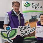 Cormac McKervey and Mary O'Neill (Ulster Bank) with Rural Support CEO Kevin Doherty