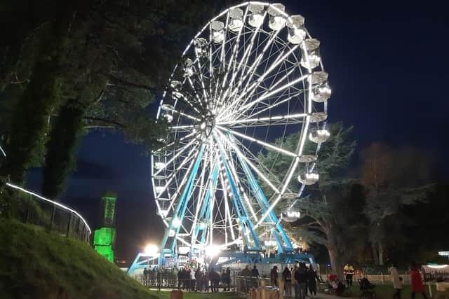 The Big Wheel was one of the attractions at the Enchanted Winter Garden in Antrim.
