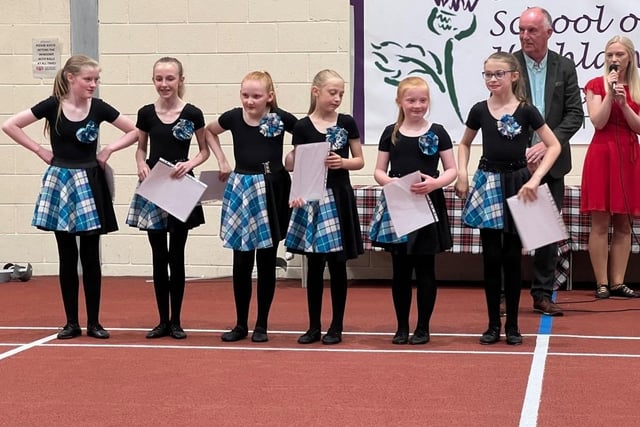 Young dancers receiving their certificates at the awards evening in Moneymore Recreation Hall. Credit: Jillian Lennox