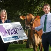 RUAS Operations Director Rhonda Geary and Danske Bank’s Head of AgriBusiness Rodney Brown launch the 36th Royal Ulster Winter Fair.