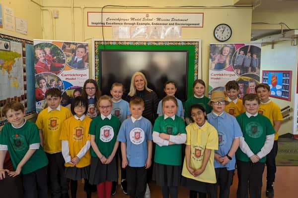 Carrickfergus Model Primary School pupils held a bake sale, which raised an amazing £548.50 for Carrickfergus Foodbank.