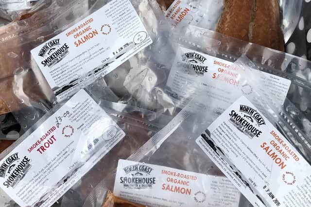 Successful cured fish products from North Coast Smokehouse in Ballycastle