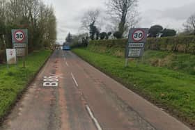 The resurfacing scheme will extend from Lisconnan Road to the 30mph limits outside Dervock. CREDIT GOOGLE MAPS
