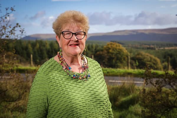 International storyteller Liz Weir, who was diagnosed with a rare cancer during the pandemic, is encouraging people to support long-term research that could unlock more of cancer’s secrets by giving monthly to Cancer Research UK. Picture:  Brian Thompson