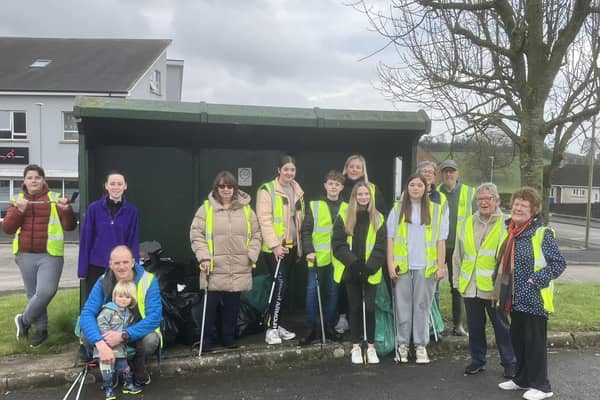 Some of the community-minded residents of Granville who organised their own Big Spring Clean in late March. Photo: Mark Robinson