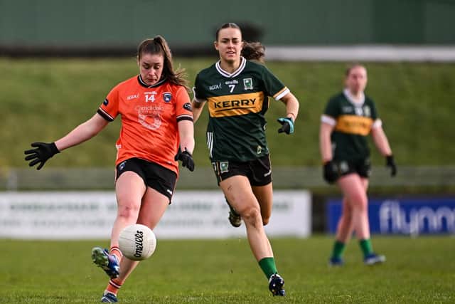 Action from Armagh and Kerry's meeting in January. Pic: Piaras Ó Mídheach / Sportsfile