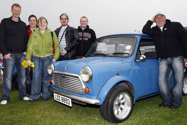 This group was pictured at the Mini Festival in Portrush in 2009.