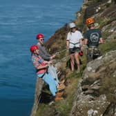 Join the Air Ambulance NI Fairhead Abseil, which is located just outside Ballycastle.