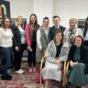 ​LADIES WITH LETTERS… The group recently held a meeting with Upper Bann MLA Eoin Tennyson, and Lagan Valley MLA Sorcha Eastwood.