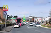 Glengormley town centre. Photo provided by Antrim and Newtownabbey Borough Council