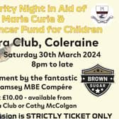 The Montra Club in Coleraine will host the fundraiser in March. Credit Montra Club