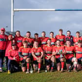 Ballyclare secured the title following their 38-34 loss against Portadown on March 23. (Pic: McIlwaine Sports Media).
