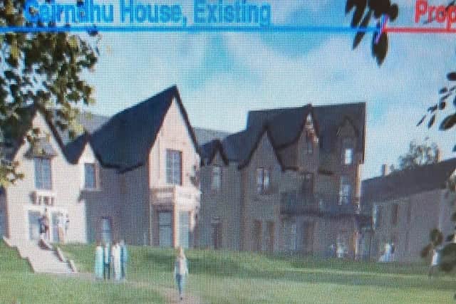 An artist’s impression of the Cairndhu House development.