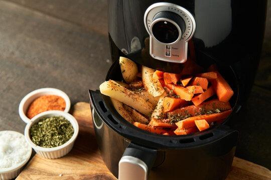 While air fryers are increasing in popularity for their ability to cook almost anything, they are also becoming an extremely energy efficient way to cook meals. Although similar, air fryers are 25% faster than an oven due to their smaller size; saving up to 68% of energy costs.