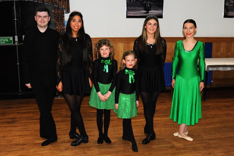 Young dancers who displayed their steps at the Cairncastle Ulster-Scots Cultural Group event.