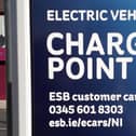 Electric vehicle charging point. Pic: Local Democracy Reporting Service.