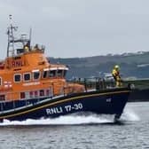 Lifeboat crew responded to the call out at Portrush. Photo: RNLI