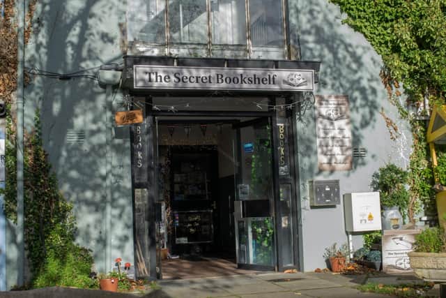 The Secret Bookshelf at The Courtyard, Carrickfergus. Photo: Amber Letters