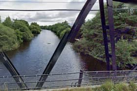A full blockage of the River Blackwater was reported by Mid Ulster District Council Chairman, Councillor Dominic Molloy, on March 4. The blockage had been detected downstream of Bond's Bridge. Picture: Google