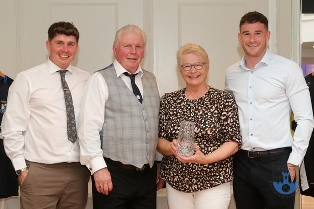 A number of special club awards were presented on the evening.