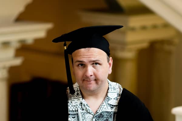 Robert Watson, from Lisburn, who achieved the Participant of the Year Workable award, during NOW Group’s graduation ceremony.