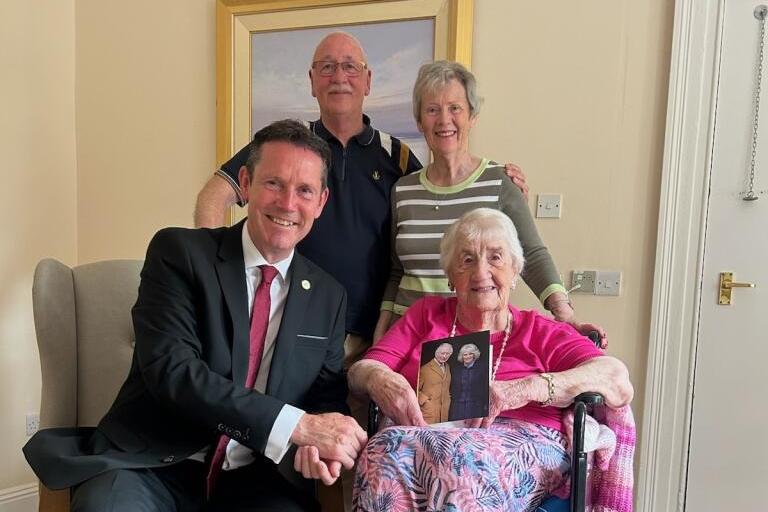 Many happy returns to Kathleen Chapman who recently celebrated her 105th birthday in Lisburn