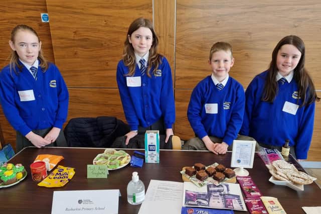 Pupils from Ballymoney High School who took part in the Fairtrade Bake-Off.