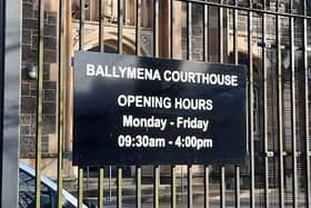 The case was adjourned at Ballymena Magistrates Court. Photo: Pacemaker