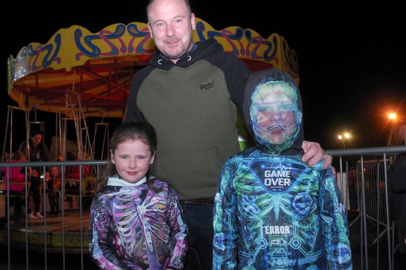 Enjoying the Halloween event in Coalisland.