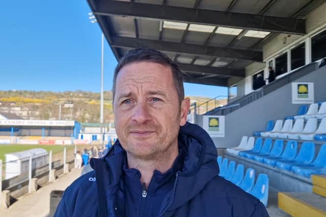 Newry City manager Darren Mullen.
