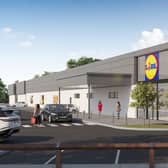 Lidl has lodged a pre-application notice to build a new store close to Forestside, Pic credit: LDRS