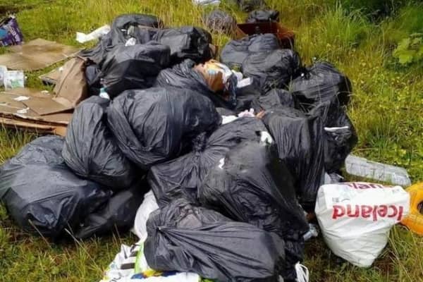 Fly-tipping. Pic courtesy Danny Donnelly MLA