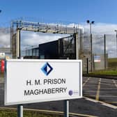 Maghaberry high-security jail which houses male long-term and remanded prisoners