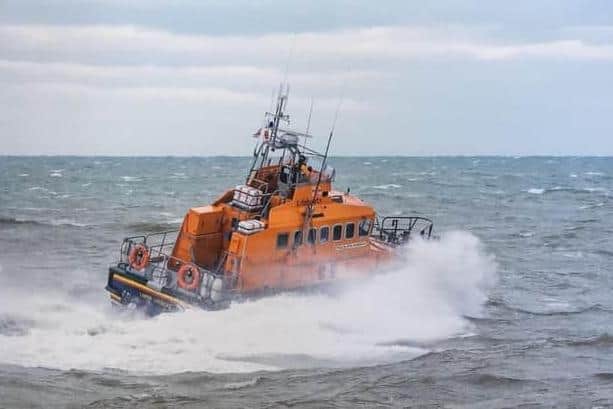 Larne's all-weather lifeboat, Dr John McSparran. Photo submitted by the RNLI.